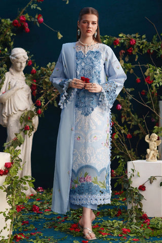 Premium Embroidered Unstitched 3-Pc Suit