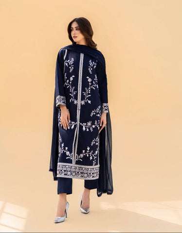 3-Piece Unstitched Fancy Suit