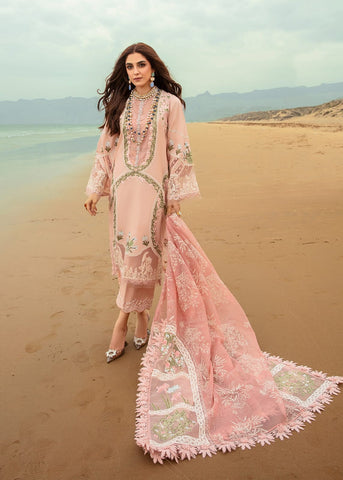 Unstitched Full Embroidery 3-pc Suit