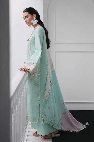 Unstitched 3-Pc Embroiderey Suit