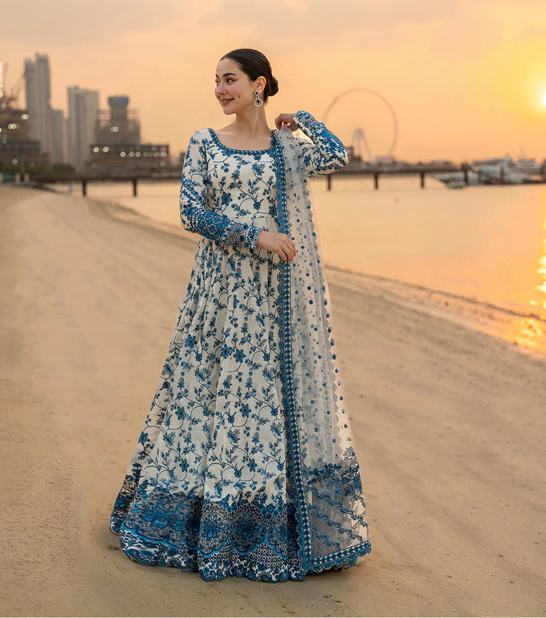 3-Piece Embroidered Unstitched Suit