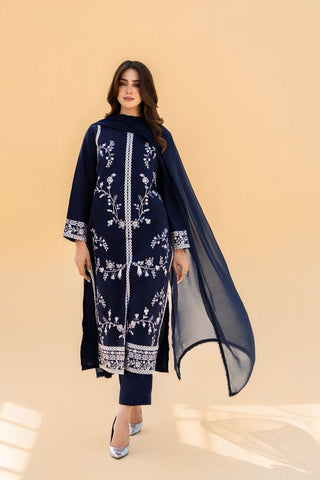 3-Piece Unstitched Fancy Suit