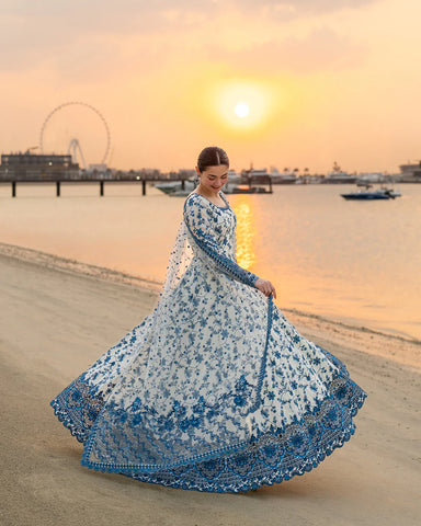 3-Piece Embroidered Unstitched Suit