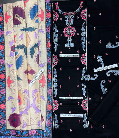 3-Piece Fancy Lawn Suit