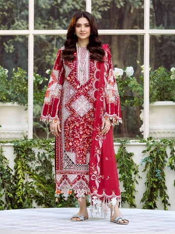 3-Piece Embroidery Lawn Suit