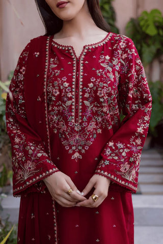 Unstitched Festive 3-Pc Suit