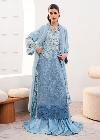 Embroidered Unstitched 3-Pc Suit