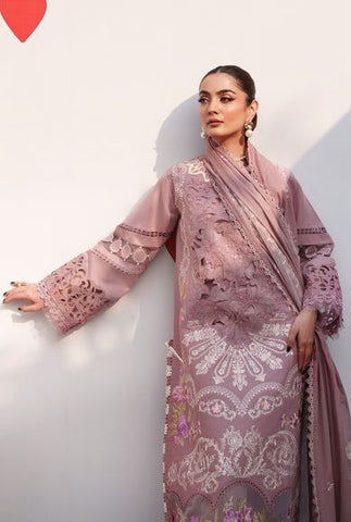 Premium Embroidered Unstitched 3-PC Suit