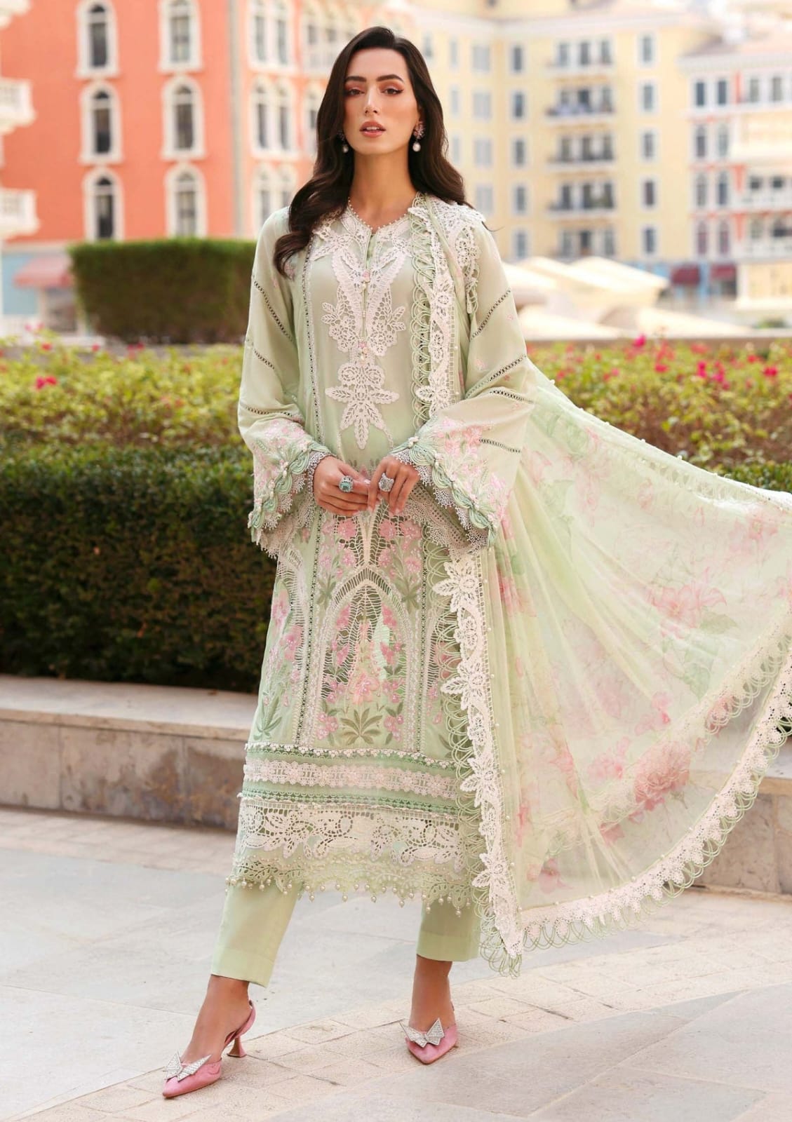 3-Piece Unstitched Embroidered Suit