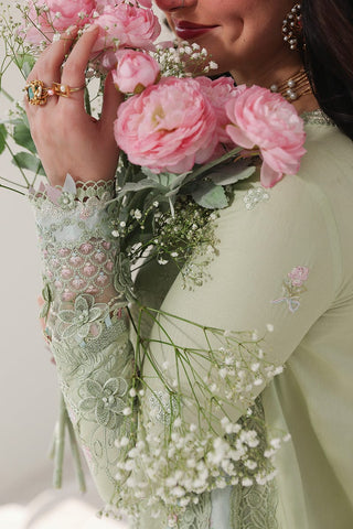 Premium Embroidered Unstitched 3-Pc Suit