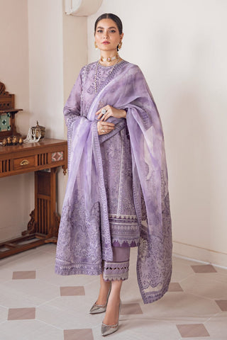 Unstitched 3-Pc Embroiderey Suit