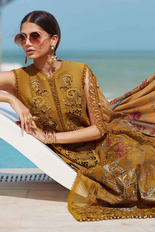 3-Piece Embroidered Unstitched Suit