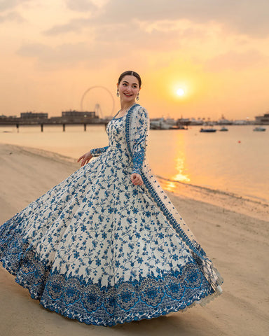 3-Piece Embroidered Unstitched Suit