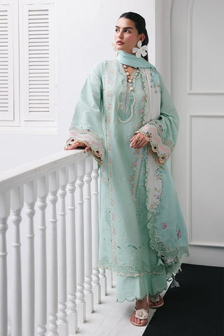 Unstitched 3-Pc Embroiderey Suit