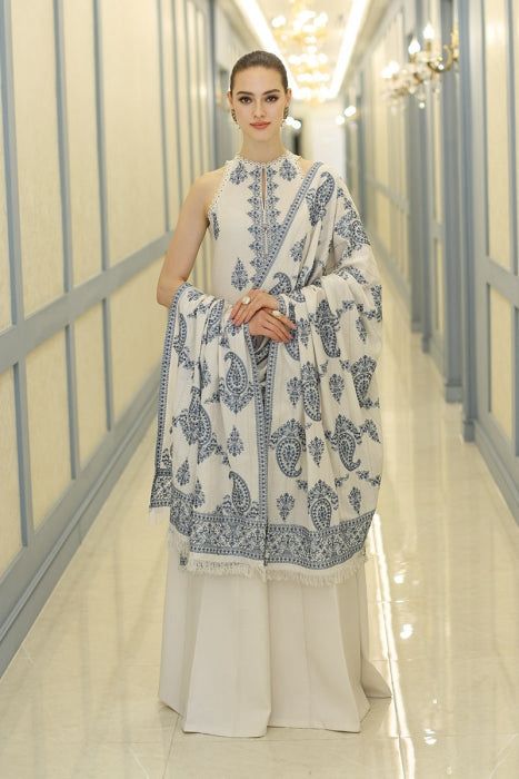 3-Pc Premium Festive Unstitched Suit