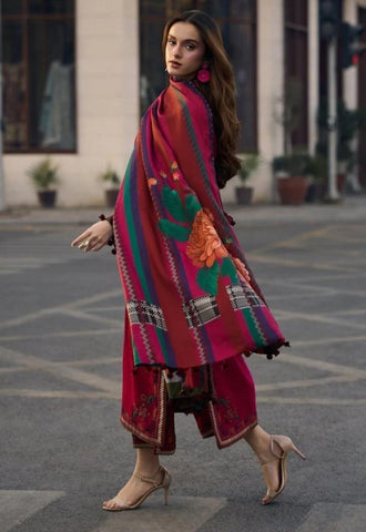 3-Pc Festive Unstitched Suit