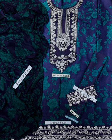 3-Piece Printed Lawn Suit