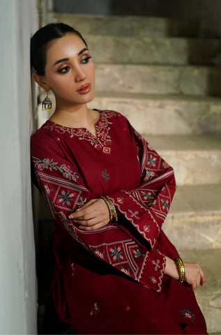 2-Pc Premium Festive Unstitched Suit
