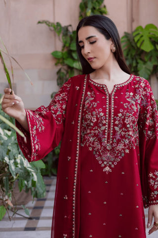 Unstitched Festive 3-Pc Suit