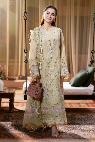 3-Pc Premium Embroidered Unstitched Suit