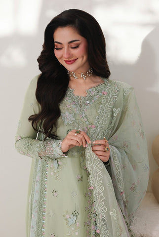 Premium Embroidered Unstitched 3-Pc Suit