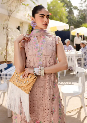 Premium Embroidered Unstitched 3-PC Suit
