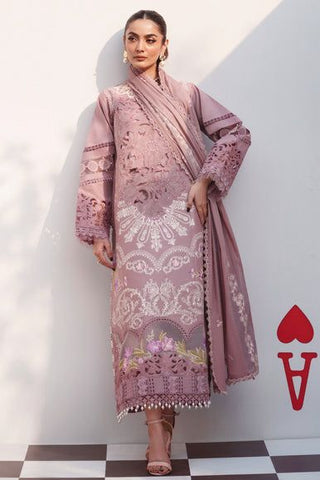 Premium Embroidered Unstitched 3-PC Suit