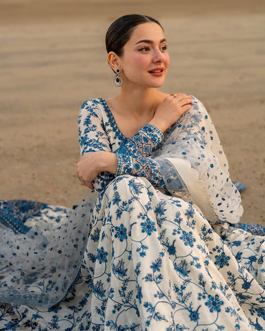 3-Piece Embroidered Unstitched Suit