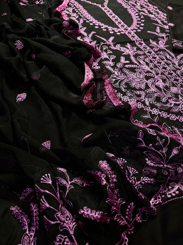 3-Piece Fancy Lawn Suit