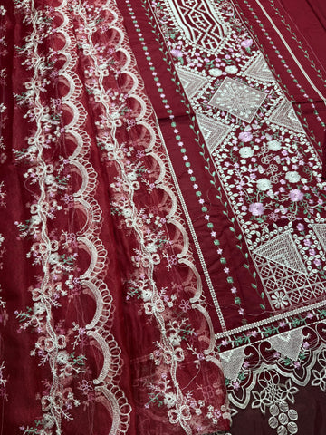 3-Piece Embroidery Lawn Suit