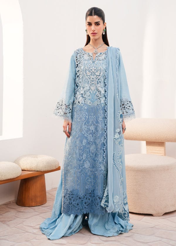 Embroidered Unstitched 3-Pc Suit
