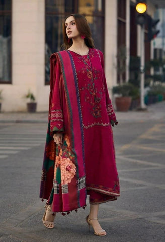 3-Pc Festive Unstitched Suit