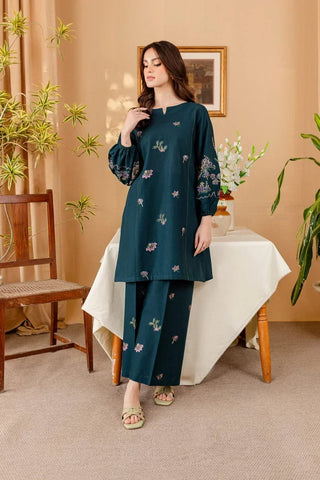 2-Pc Festive Unstitched Suit