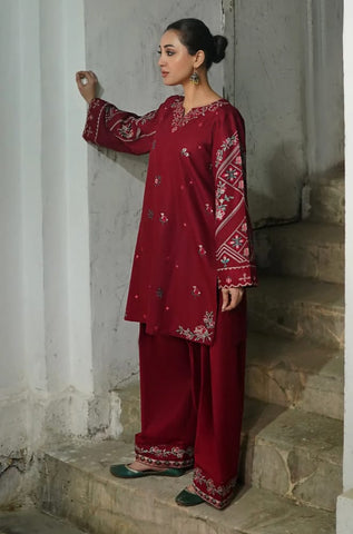 2-Pc Premium Festive Unstitched Suit