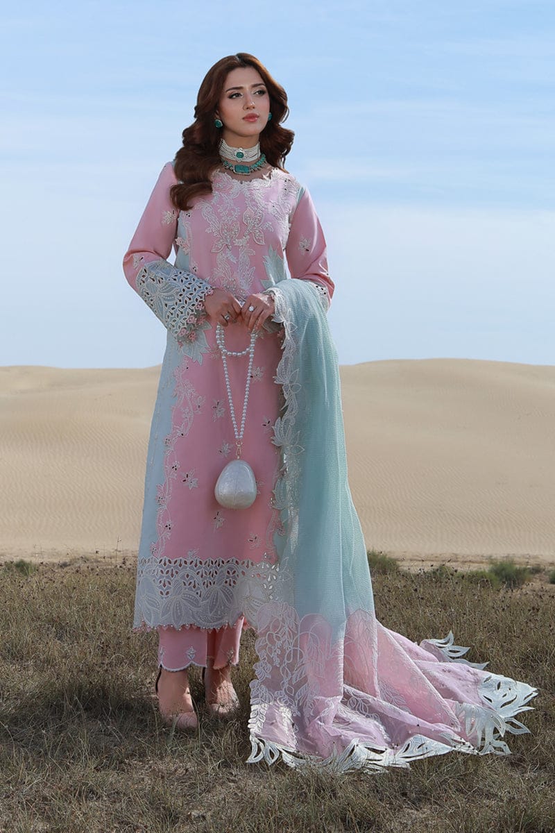 3-Piece Unstitched Embroidered Suit