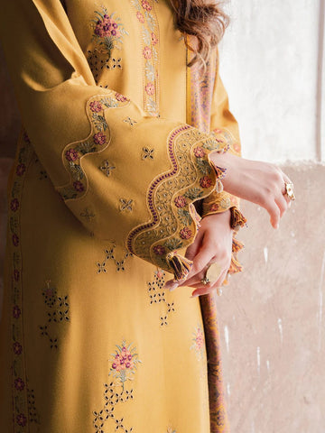 3-Pc Festive Unstitched Suit