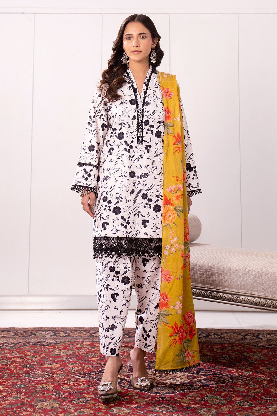 3-Piece Printed Lawn Suit