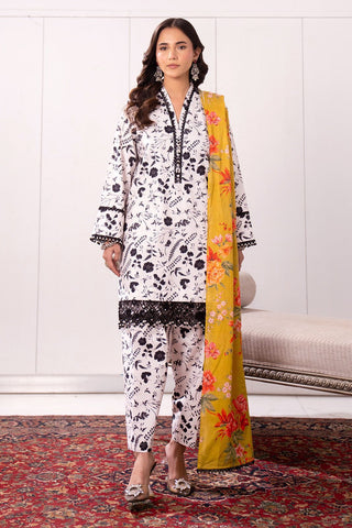 3-Piece Printed Lawn Suit