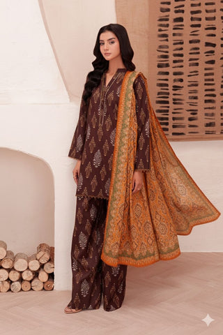 3-Piece Printed Lawn Suit