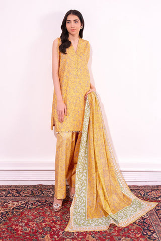 3-Piece Printed Lawn Suit