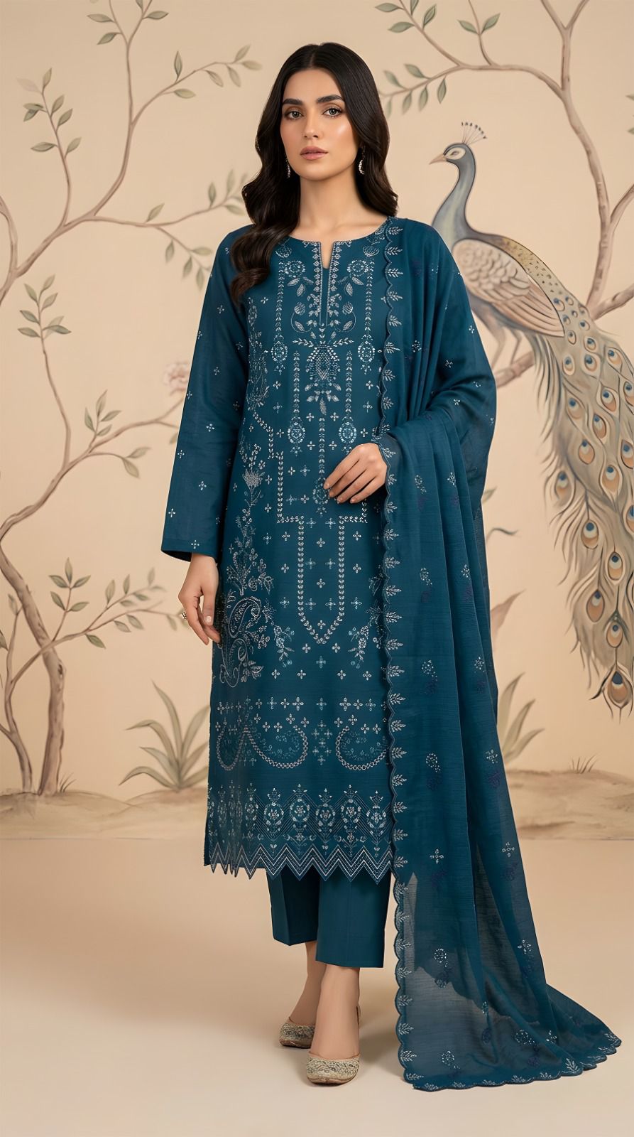 3-Piece Embroidery Suit