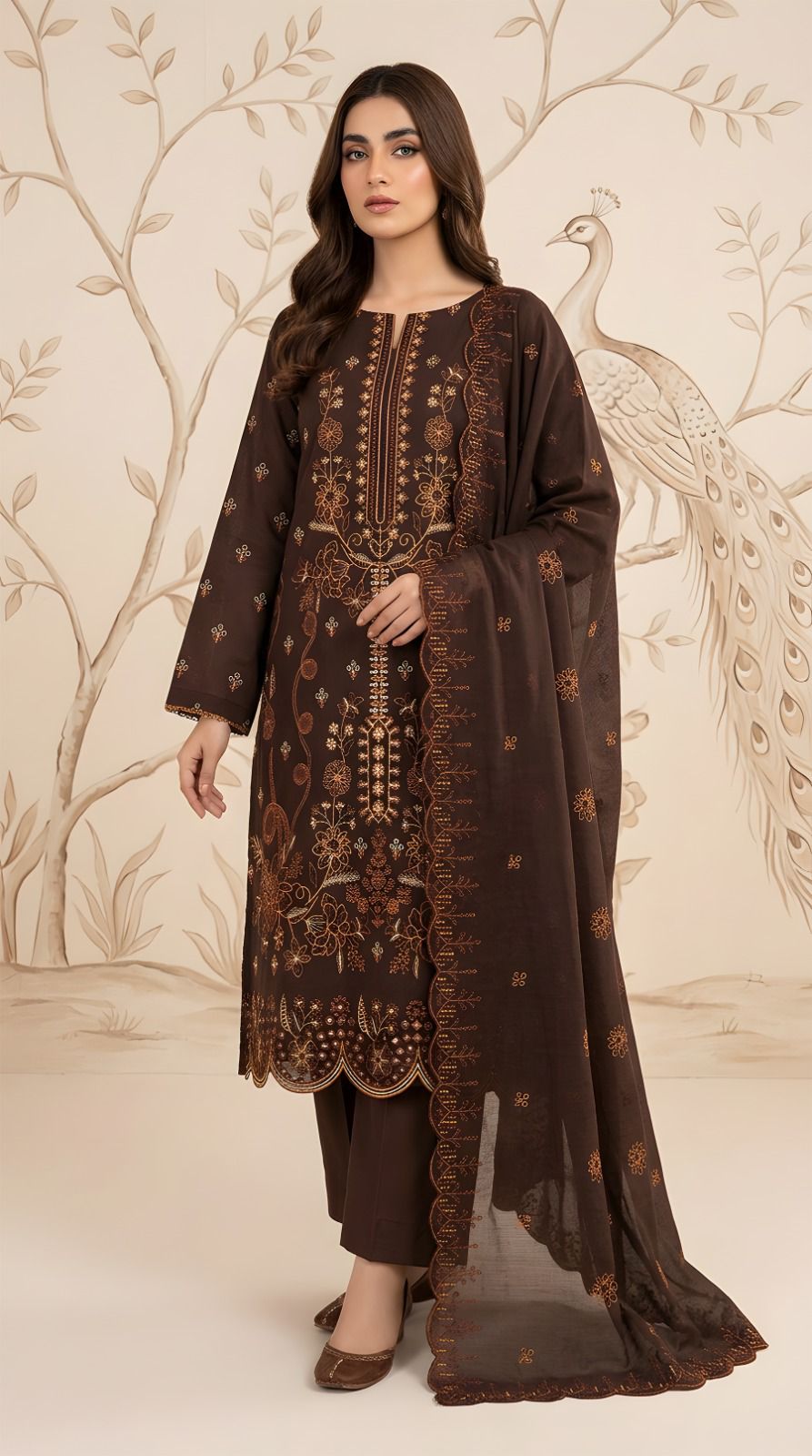 3-Piece Embroidery Suit