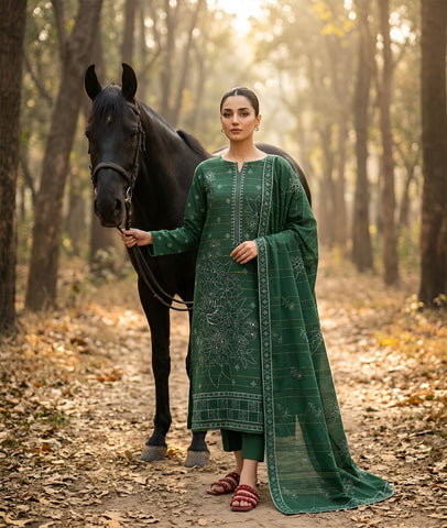 3-Piece Embroidery Suit