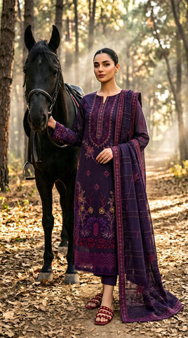 3-Piece Embroidery Suit