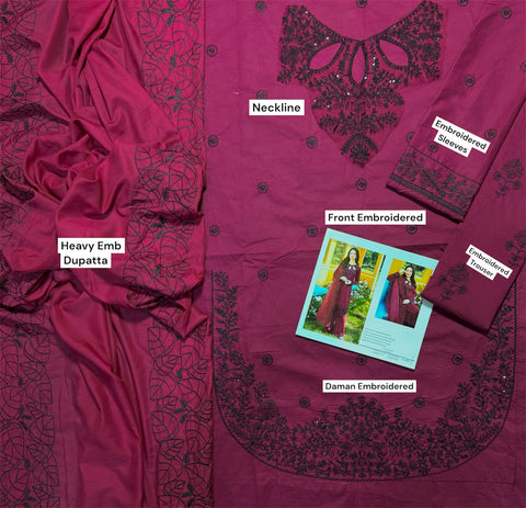 3-Piece Embroidery Suit