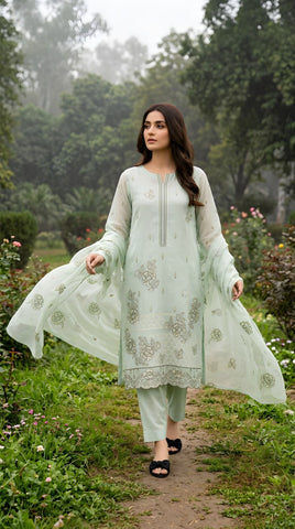 3-Piece Unstitched Festive Suit
