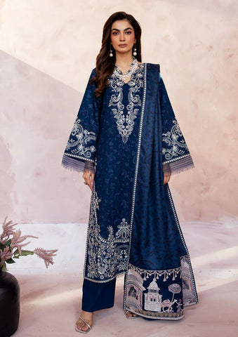 Embroidered Unstitched Suit 3-Pc