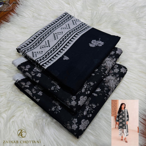3-Piece Printed Lawn Suit