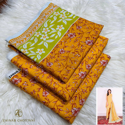 3-Piece Printed Lawn Suit