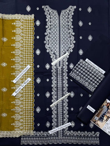 3-Piece Embroidery Lawn Suit